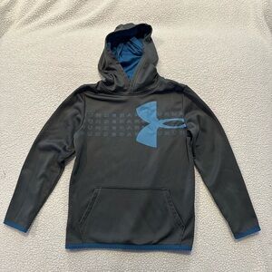 Youth medium underarmour boys hoodie with fleece lining